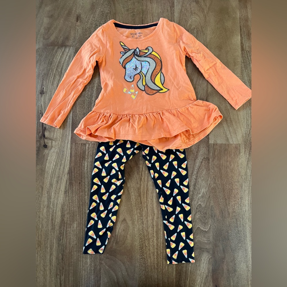 Spooky Night Halloween Outfit - Size 2T